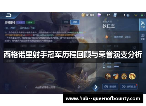 西格诺里射手冠军历程回顾与荣誉演变分析 西格诺里射手冠军历程回顾与荣誉演变分析